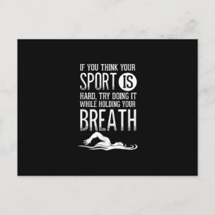 Mens Swim Swimmer Swimming Sport Practice Postcard