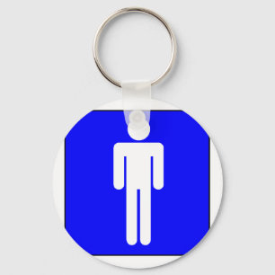 Mens Symbol Keychain