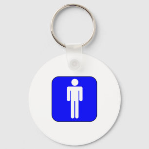 Mens Symbol Keychain
