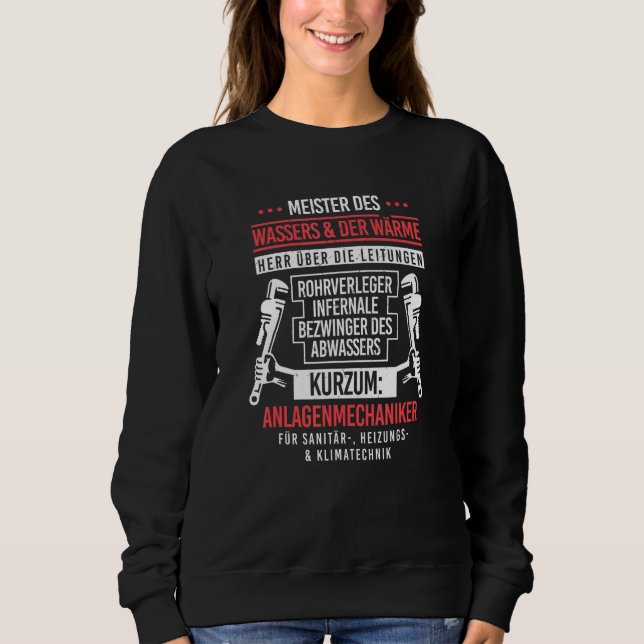 Mens System Mechanics Installers Sweatshirt (Front)