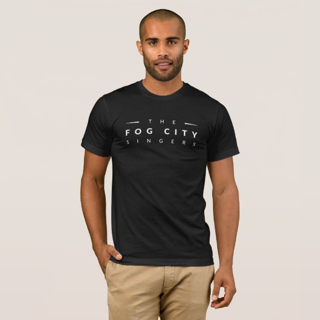 Men's T-Shirt (Black) (Front Full)