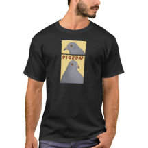 Men's T-Shirt Cartoon Pigeon