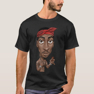 Men's T-Shirt Girl Design Rap Legend California