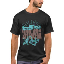 Men's T-shirt. Hawaii Surf paradise.