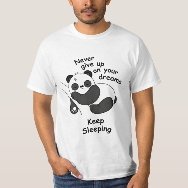 Men's T-shirt Keep Sleeping  (Front)