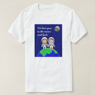 men's T-Shirt Mom and Dad Astronauts by Jo Images