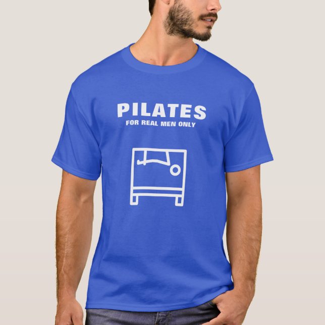 Men's T-Shirt | Pilates For Real Men Only (Front)
