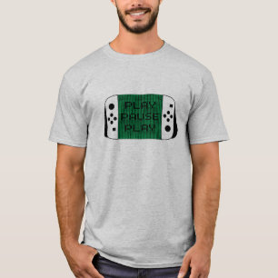 MEN's T-Shirt Play Pause Play