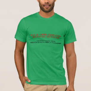 Men's T-Shirt w/ Title 18: USC 241,242