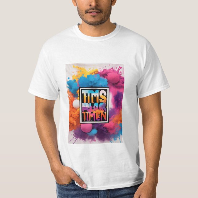 Men's T-shirt white (Front)