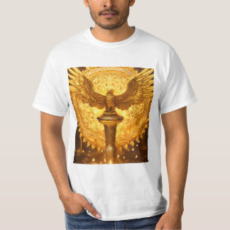 Men's T-Shirt with Majestic Eagle Design -