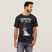 Men's T-Shirts Manhattan Liberty Statue New York (Front Full)