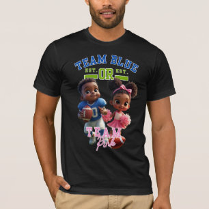 Men's Team Blue Team Pink Gender Reveal T-shirt