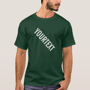 Mens Tee Shirts Add Your Text Modern Design