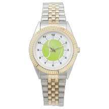 Men's Tennis Ball Two-Tone Bracelet Watch