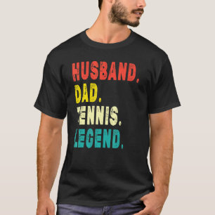 Mens Tennis Player Husband Dad Tennis Legend Vint T-Shirt