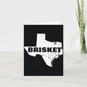 Mens texas brisket map performance card