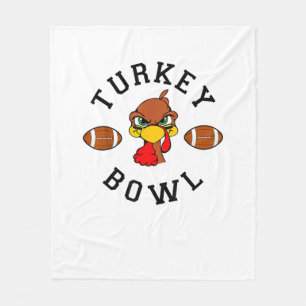 Mens Thanksgiving Football Turkey Bowl Shirt for M Fleece Blanket