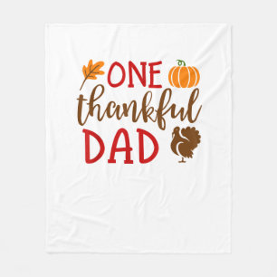 Mens Thanksgiving Matching Family Turkey Shirts On Fleece Blanket