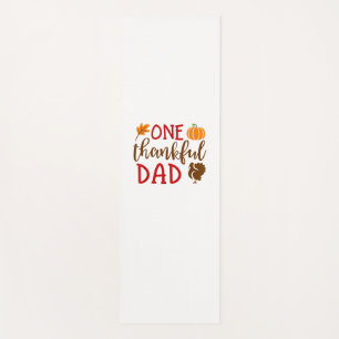 Mens Thanksgiving Matching Family Turkey Shirts On Yoga Mat