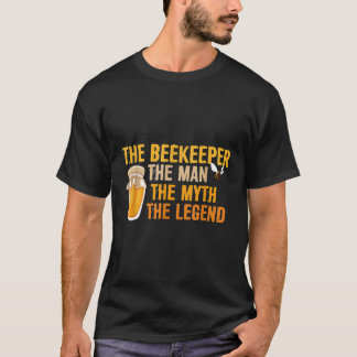 Mens The Beekeeper The Man The Myth The Legend Bee T-Shirt