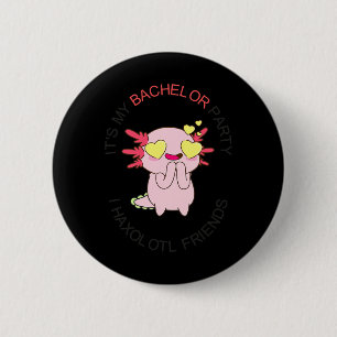 Mens The Groom Squad Bachelor Party Wedding I Haxo 2 Inch Round Button