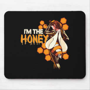 Mens The Honey Y Halloween Bee Costume For Women Mouse Pad
