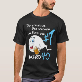 Mens The Legend Will Be 40Th Birthday Man T-Shirt