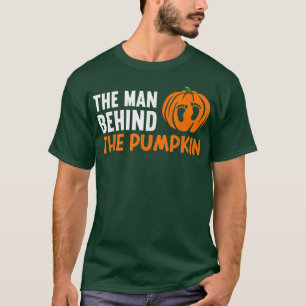 Mens The Man Behind The Pumpkin  Funny Halloween M T-Shirt