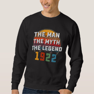 Mens The Man Myth Legend Vintage 2012 10th Birthda Sweatshirt
