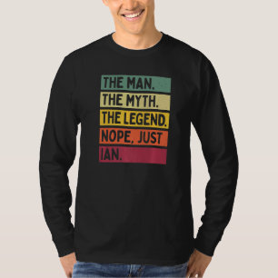 Mens The Man The Myth The Legend Nope Just Ian Qu T-Shirt