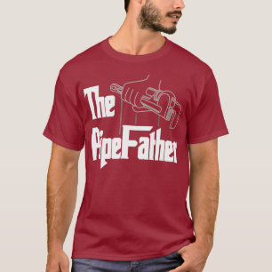 Mens The PipeFather  Funny Plumber Dad Fathers T-Shirt