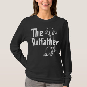 Mens The Ratfather Rat Dad Rodent Animal Fathers D T-Shirt