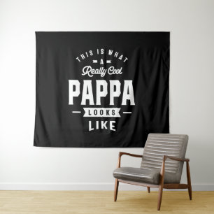 Mens This is What a Really Cool Pappa Gift Tapestry
