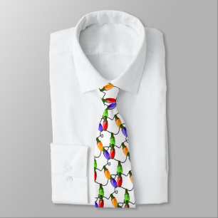 Men's Tie-Christmas Lights Tie