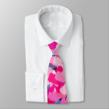 Mens tie colourful abstract design