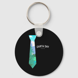 Mens Tie - Earth Day Everyday Earth Day Keychain