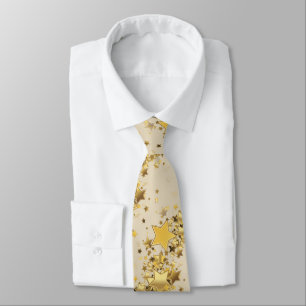 Men's Tie-Gold Stars Tie