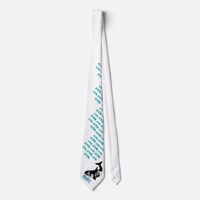 Men's Tie, Samoan Pride,  CTR Tie (Front)