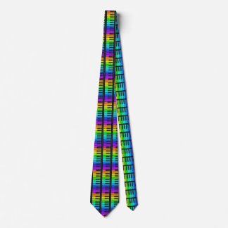 Men's tie w/Colourful piano keys