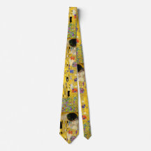Men's Tie with Klimt's The Kiss