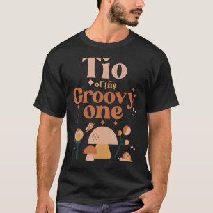 Mens Tio Of Groovy One Boho 1st Birthday Hippie Mu T-Shirt