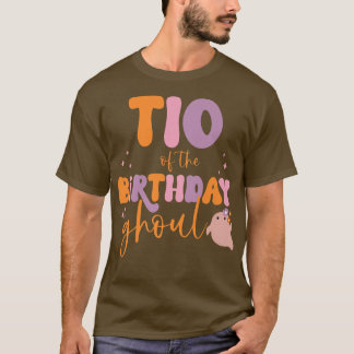 Mens Tio of the Birthday Ghoul Cute Ghost Hallowee T-Shirt