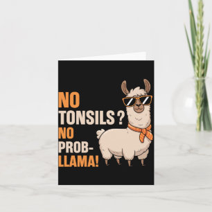Mens Tonsillectomy Surgery Recovery - Tonsils Prob Card