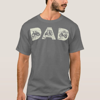 Mens Tractor Dad Farming Father Farm Lover Farmer  T-Shirt
