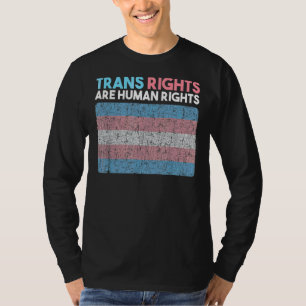 Mens Trans Rights Are Human Rights Equality Lgbtq T-Shirt