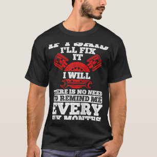 Mens Tuning Car Repairing Cars Mechanic Tools Car T-Shirt