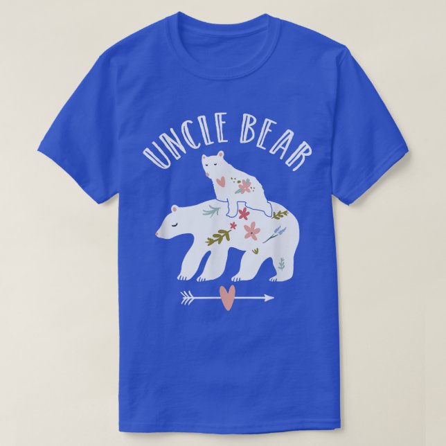 Mens Uncle Bear, Uncle Bear Father's Day, Uncle Be T-Shirt (Design Front)