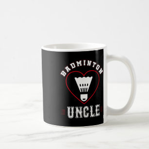 Mens Uncle Dminton Gifts Funny Father's Day Sports Coffee Mug