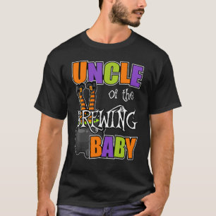 Mens Uncle Of Brewing Baby Halloween Theme Baby Sh T-Shirt
